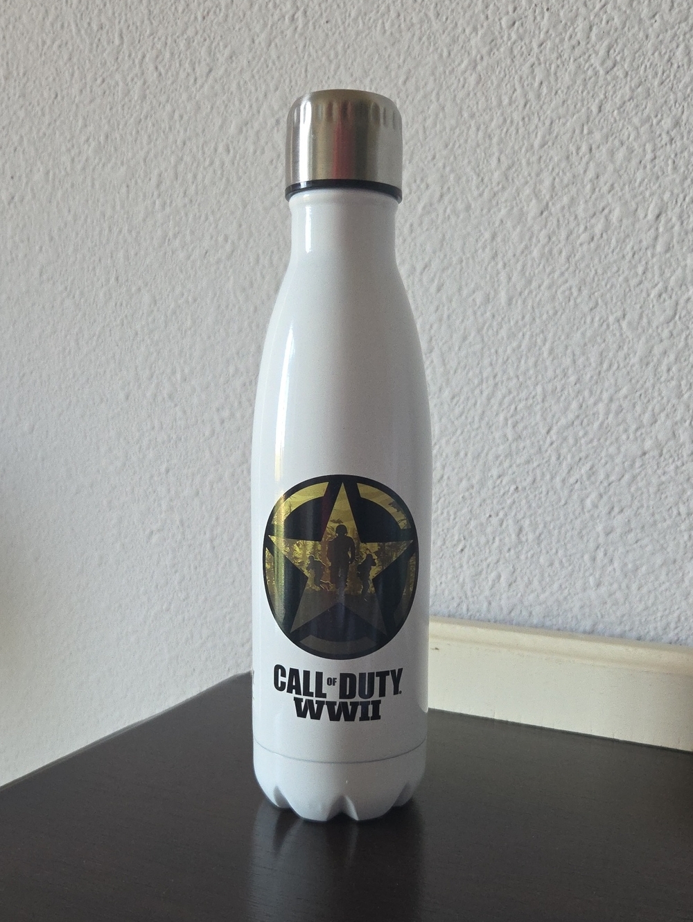 Call of Duty WWII White Stainless Water Bottle